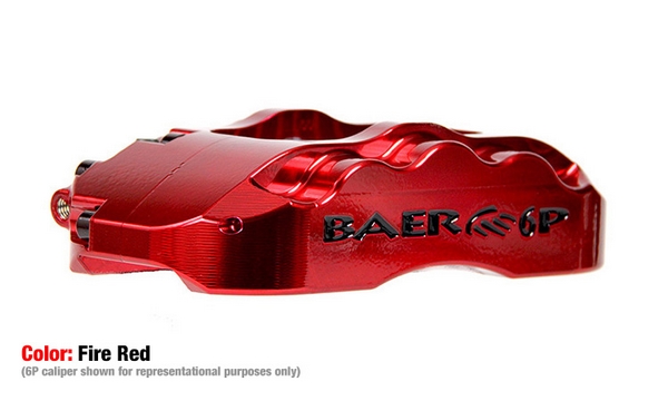 14" Rear Extreme+ Brake System with Park Brake - Fire Red